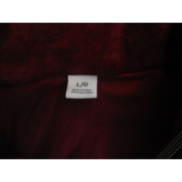 EV1 Love By Ellen Degeneres Jacket Women Sz L Maroon Long Sleeve Winter Designer - Picture 8 of 8